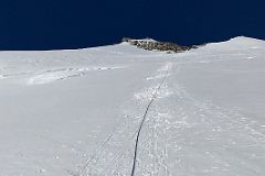 07C Looking Up At The Fixed Ropes On An Active Rest Day 2 At Mount Vinson Low Camp